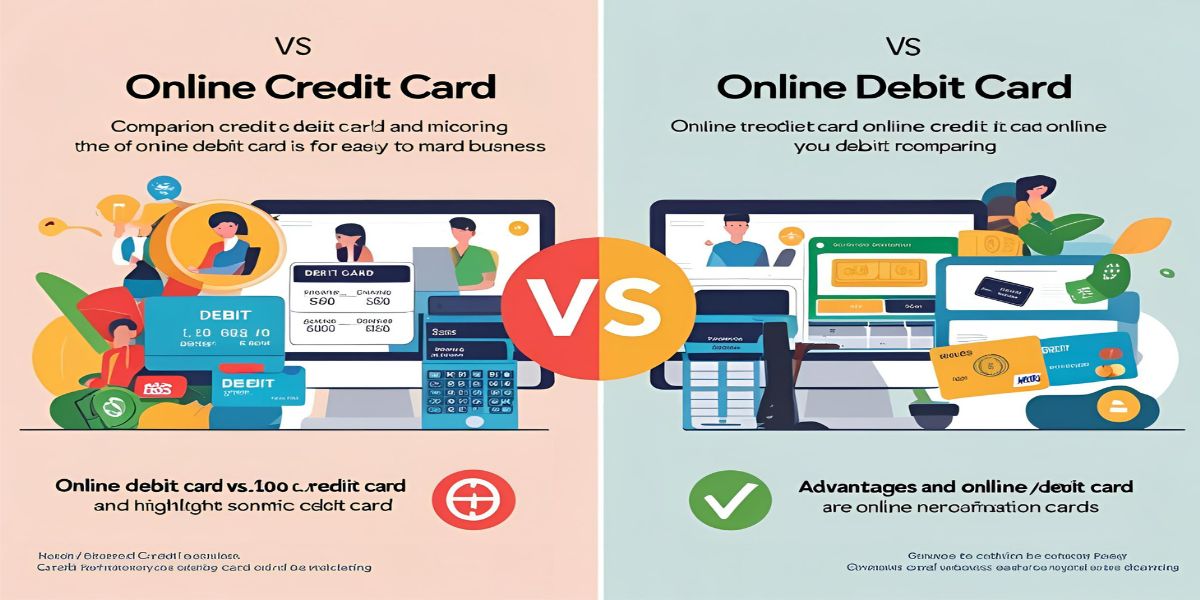 Online Credit Card Vs Online Debit Card